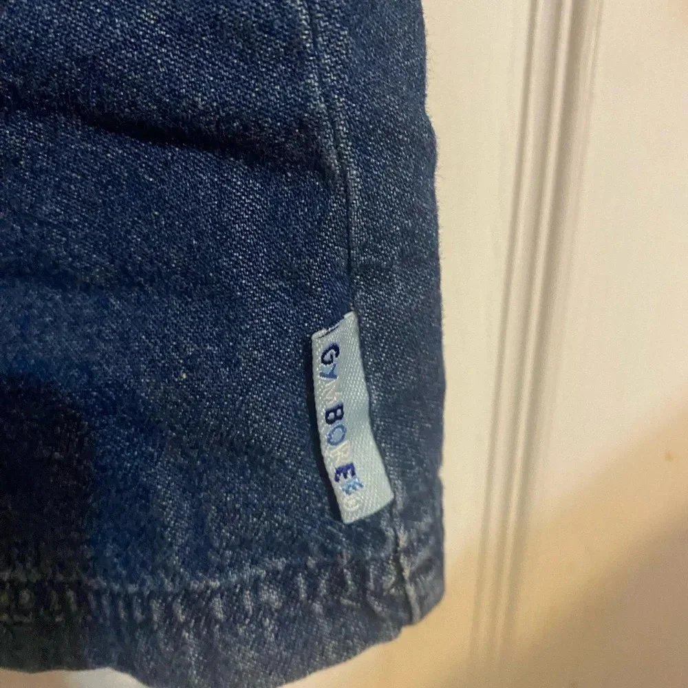 Vintage Gymboree Smocked Denim Dress